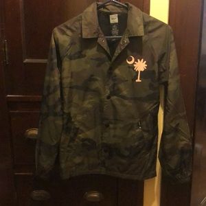 HUF boys camo jacket
